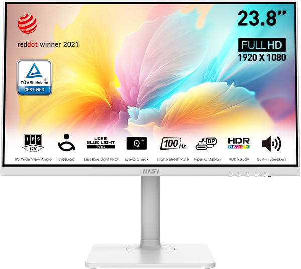 Monitor LED MSI MODERN MD2412PW 23,8 " 1920 x 1080 px IPS / PLS (MODERN MD2412PW)