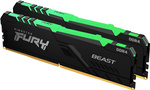 PAMIĘĆ RAM KINGSTON FURY BEAST RGB 16GB (2x8GB) DDR4 3600MHz CL17