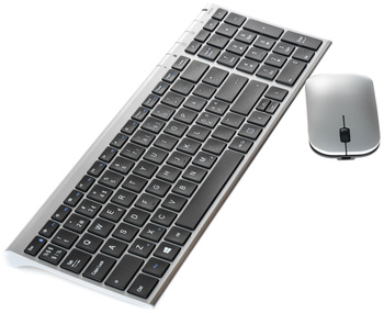 Klawiatura HW193 i myszka MW158 - bezprzewodowy zestaw klasy premium USB 2.4GHz (QWERTY NORD)
