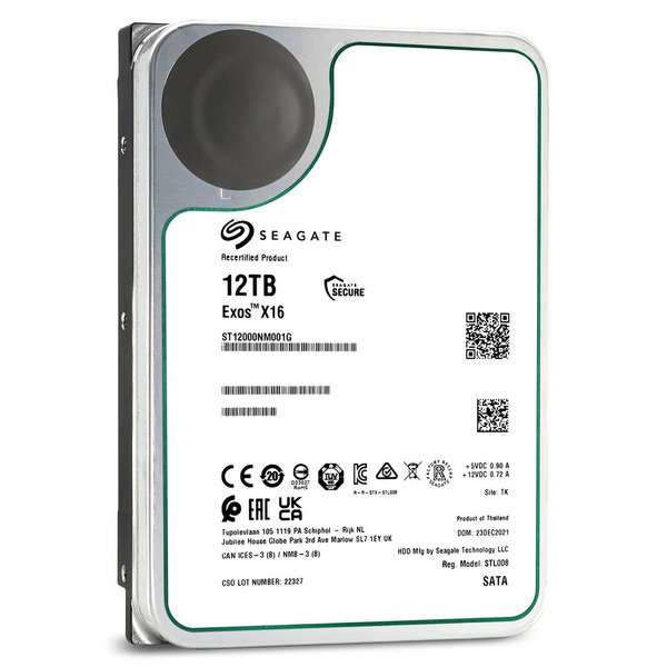 Dysk HDD Seagate Exos X16 12TB (ST12000NM001G)