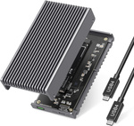 Obudowa na dysk SSD M.2 NVMe GEWOKLIY Fanless USB-C 40Gbps