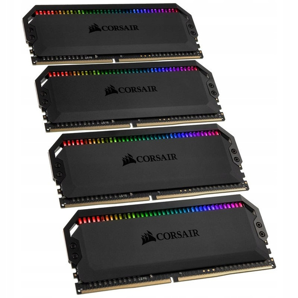 Pamięć RAM Corsair Dominator Platinum RGB DDR4 32GB 3200MHz CL16 (CMT32GX4M4C3200C16)