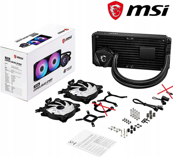 Chłodzenie wodne CPU MSI MAG Core Liquid 240R V2 (306-7ZW1B41-813)