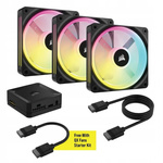 Wentylator Corsair iCUE LINK QX120 RGB 3-pack + Hub (CO-9051002-WW)