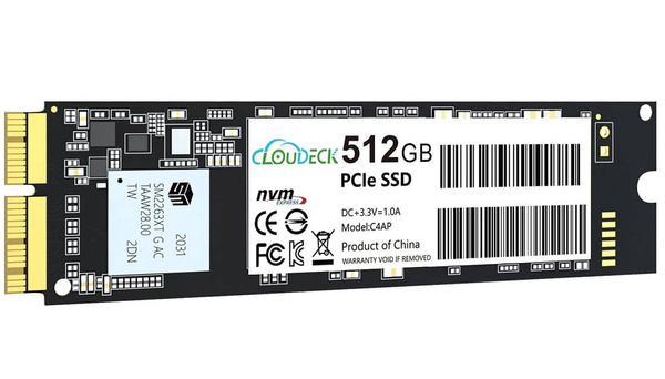 Dysk SSD Cloudeck C4AP 512GB do Apple Mac