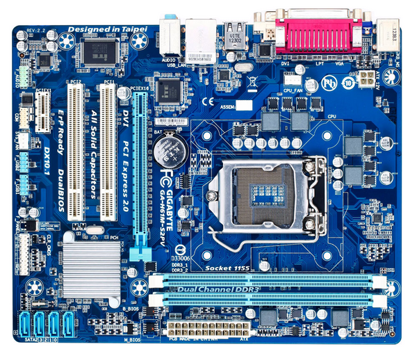 PŁYTA GŁÓWNA GIGABYTE GA-H61M-S2PV + PROCESOR INTEL PENTIUM G2020 2.9GHz + COOLER