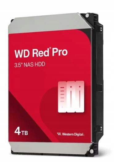 Dysk WD Red Pro WD4005FFBX 4TB 3,5" 7200 256MB SATA III NAS (WD4005FFBX)