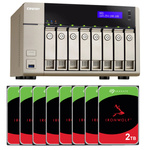 Serwer NAS Qnap TVS-863+ 16TB (8x2TB) Seagate IronWolf HDD