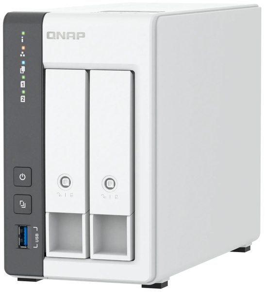 Serwer NAS Qnap TS-216G 8TB (2x4TB) Seagate IronWolf / 4GB RAM
