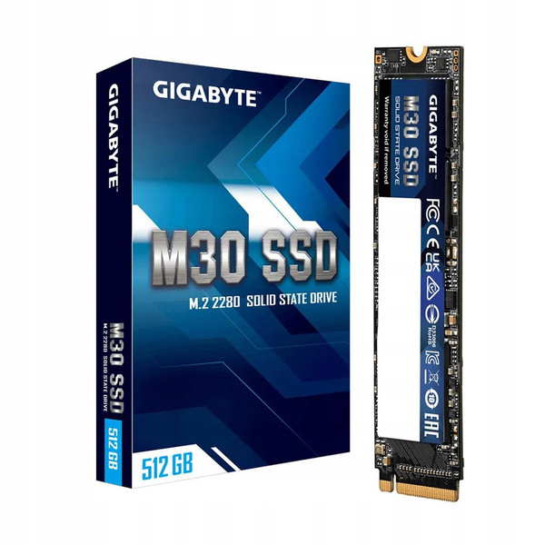 Gigabyte Dysk SSD NVMe M30 512GB M.2 2280 3500/260 USZKODZONY