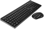 Klawiatura K-730 i myszka M136 - bezprzewodowy zestaw biurowy USB 2.4GHz (QWERTZ DE)
