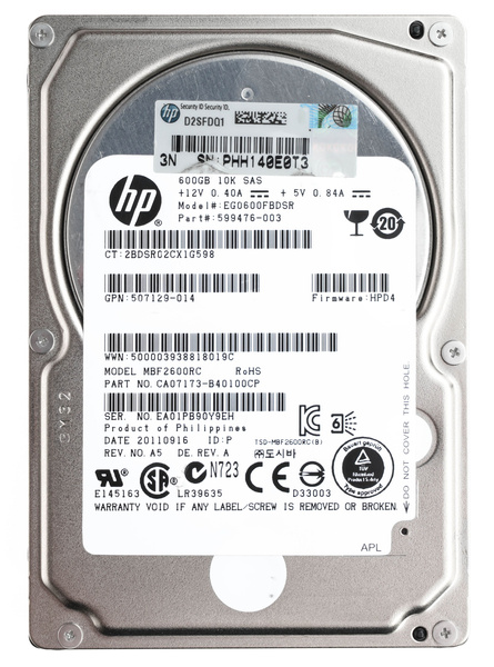 Dysk serwerowy SAS HDD HP / TOSHIBA EG0600FBDSR 600GB (U)