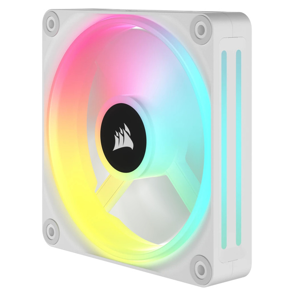 Zestaw trzech wentylatorów Corsair iCUE LINK QX120 RGB White 3x120mm (CO-9051006-WW)