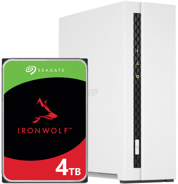 Serwer plików NAS Qnap TS-133 4TB Seagate IronWolf
