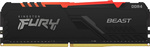 Pamięć RAM Kingston Fury Beast RGB DDR4 8GB 3000MHz CL15 (KF430C15BBA/8)