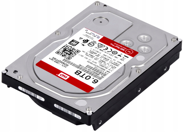 Dysk twardy Western Digital Red Pro WD Red Pro 6TB SATA III 3,5" (WD6002FFWX) USZKODZONY