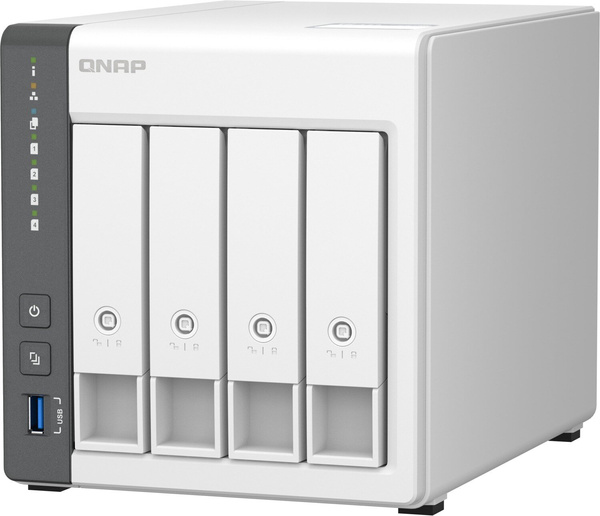 Serwer NAS Qnap TS-433 8TB (4x2TB) WD RED Plus / 4GB RAM