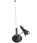 ANTENA SEGMENTOWA DAB / GPS / 30CM PRZYSSAWKA 6.2 x 3.2mm z pinem