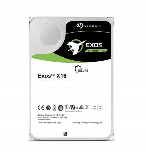 Dysk Seagate Exos X16 ST16000NM001G 16TB SATA III 3,5" (ST16000NM001G)