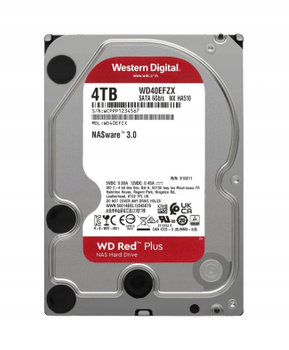 Dysk HDD 3.5" Western Digital RED 4TB (WD40EFZX) (Uszkodzony)