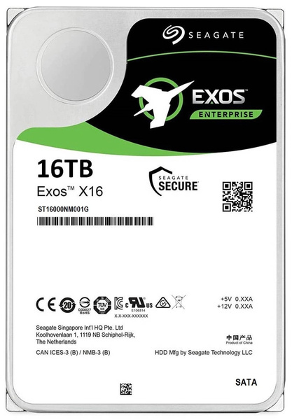 Dysk HDD Seagate Exos X16 ST16000NM001G 16TB Uszkodzony