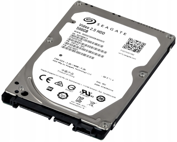 Dysk twardy Seagate Video Hdd ST500VT000 500GB SATA 2,5" (ST500VT000)USZKODZONY