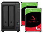 Serwer NAS Synology Diskstation DS723+ 16TB (2x8TB) Seagate IronWolf HDD