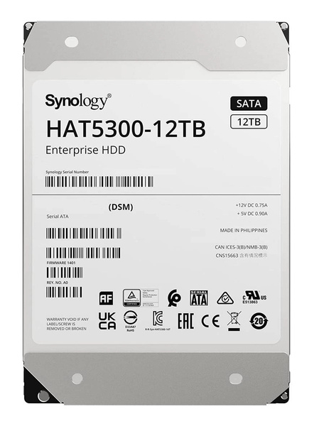 DYSK TWARDY HDD SYNOLOGY HAT5300 MG07ACA12TE 12TB USZKODZONY