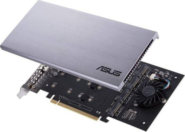 Kontroler Asus PCIe 3.0 x16 - 4x M.2 HyperM.2 X16 Card V2 (90MC06P0-M0EAY0)