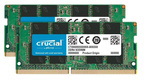 Pamięć RAM SO-DIMM Crucial 32GB (2x16GB) DDR4 2666MHz CL19 (CT2K16G4S266M)