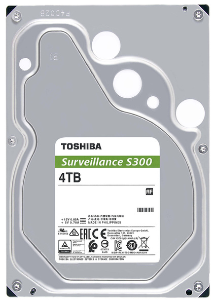 Dysk HDD Toshiba Surveillance S300 4TB (HDWT840UZSVA)