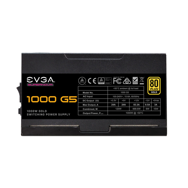 Zasilacz EVGA 220-G5-1000-X2 1000 W 80 PLUS Gold (2859576) (U)