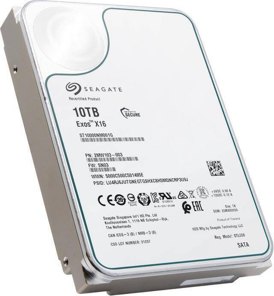 Dysk HDD Seagate Exos X16 10TB (ST10000NM001G)