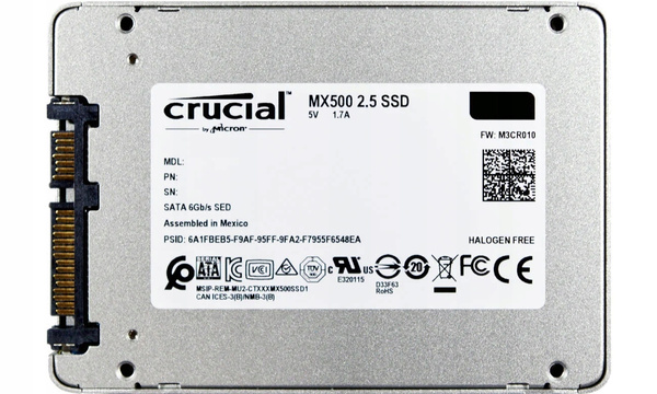 Dysk SSD Crucial MX500 500GB CT500MX500SSD1 (U)