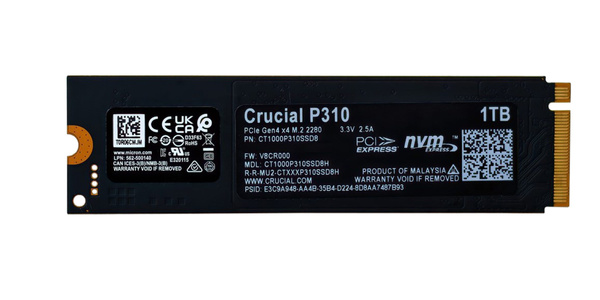Dysk SSD Crucial P310 1TB M.2 NVMe PCIe CT1000P310SSD8