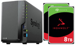 Serwer NAS Synology DiskStation DS224+ 16TB (2x8TB) Seagate IronWolf