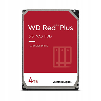 WD RED PLUS 4TB 5.4K 128MB SATA III 3.5'' WD40EFZX NASware 3.0 NX HA510 USZKODZONY