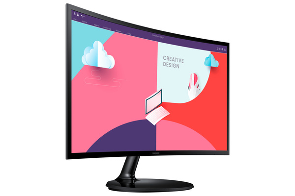 Zakrzywiony Monitor Samsung Essential S3 24” 100Hz FHD S36GD LS24D360GAUXEN