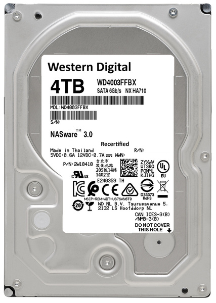 DYSK HDD WESTERN DIGITAL RED PRO WD4003FFBX 4TB