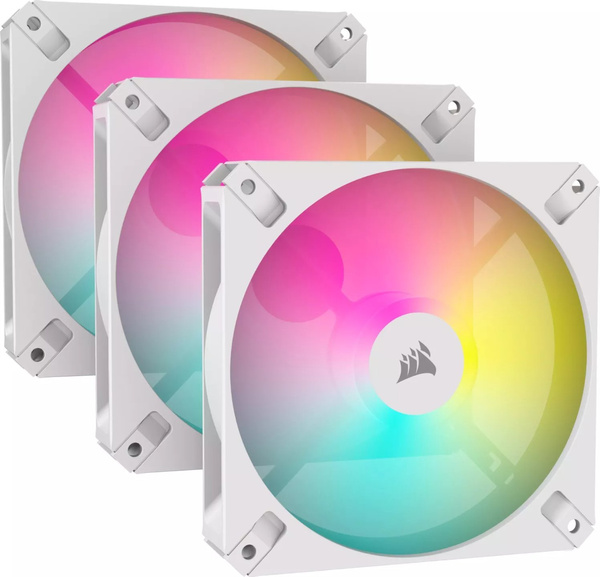 Wentylator Corsair iCUE AR120 RGB 3-pack biały (CO-9050169-WW)