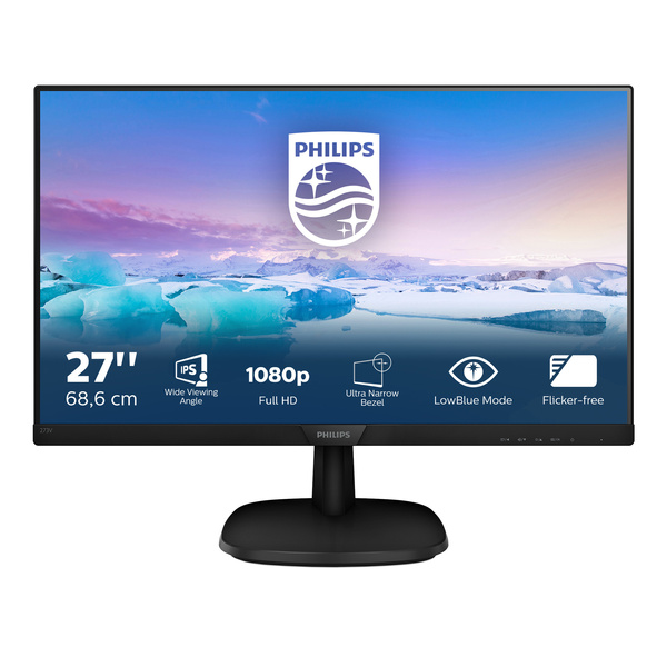 Monitor LED Philips 273V7QDSB/00 27 " 1920 x 1080 px IPS / PLS (273V7QDSB/00)