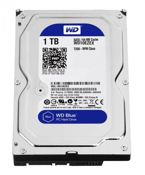 Dysk HDD 3.5" Western Digital Blue 1TB WD10EZEX (U)