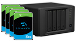 Rejestrator NVR Synology DVA3221 32TB (4x8TB) Seagate SkyHawk AI HDD