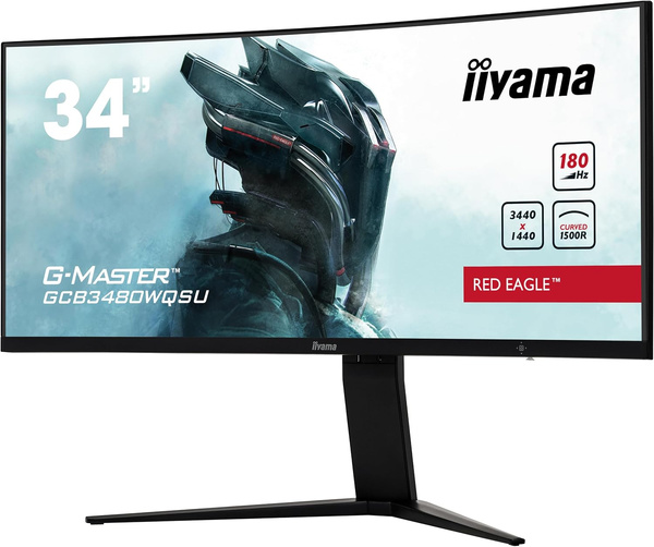 Monitor zakrzywiony iiyama G-Master Red Eagle GCB3480WQSU 34" 180Hz FreeSync HDR