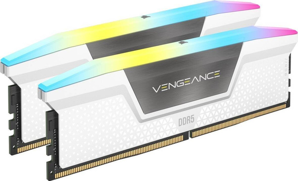 Pamięć ram Corsair Vengeance RGB DDR5 32GB 6000MHz (CMH32GX5M2D6000C36W)