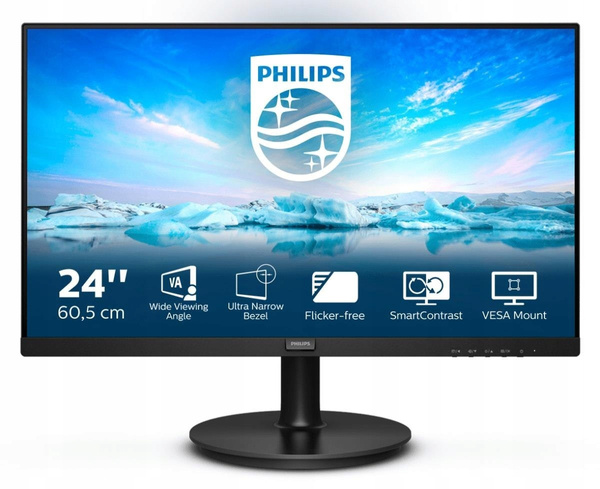 Monitor LED Philips 241V8L 23,8 " 1920 x 1080 px VA (241V8L/00)