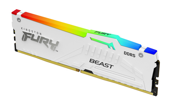 Pamięć RAM Kingston Fury Beast RGB DDR5 32GB 6000MHz CL36 (KF560C36BWEA-32) (W)