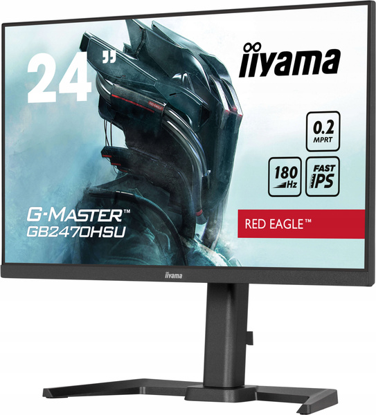 Monitor 24" iiyama G-Master GB2470HSU-B6 Red Eagle FHD IPS LED 0,2ms 180Hz (GB2470HSU-B6)