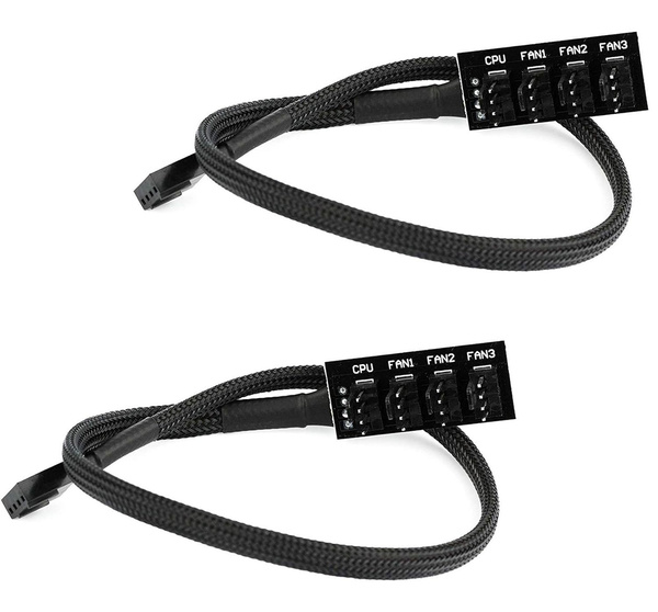 Fan Hub Greluma 2 szt. 4-pinowy PWM