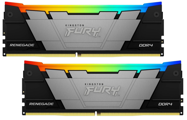 Pamięć RAM Kingston Fury Renegade RGB 16GB 4600MHz DDR4 CL19 (KF446C19RB2AK2/16)